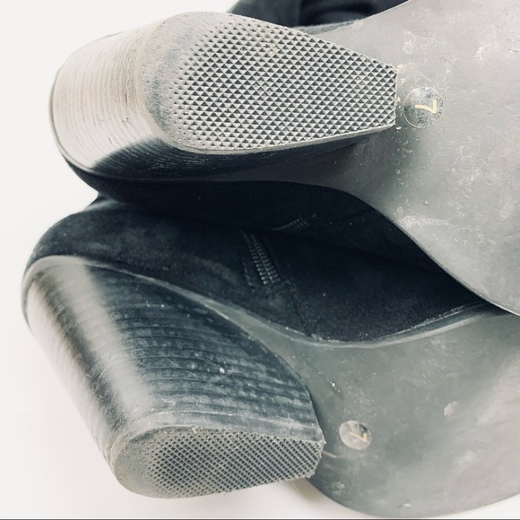 Jeffrey Campbell Gatlin Suede Thigh High Over the Knee OTK Boots Size 7 - Picture 7 of 13